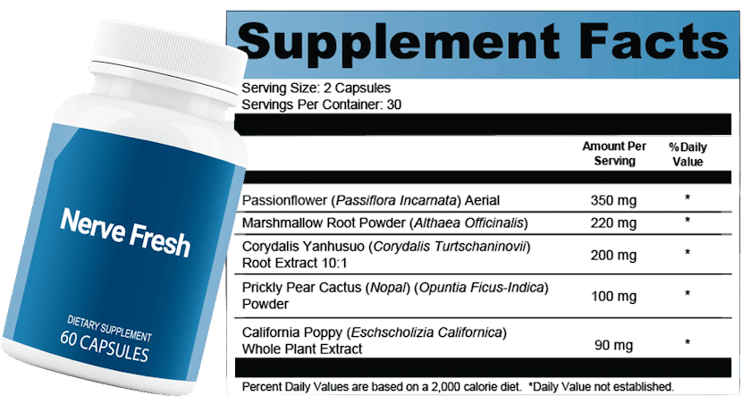 Nerve Fresh Supplement Facts