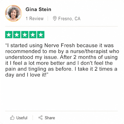 Nerve Fresh review — Gina Stein, Fresno CA